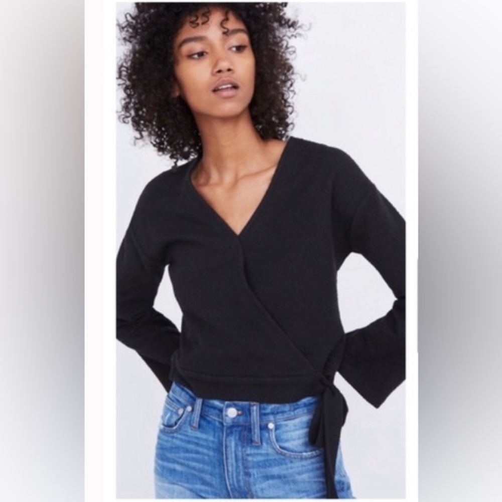 Madewell Texture & Thread wrap top